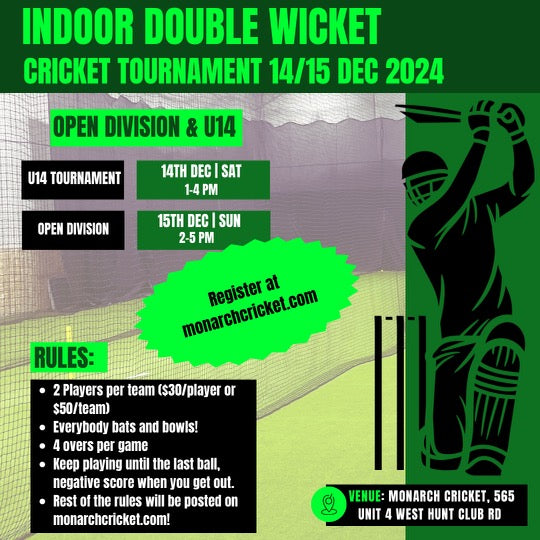 DOUBLE WICKET CRICKET TOURNAMENT