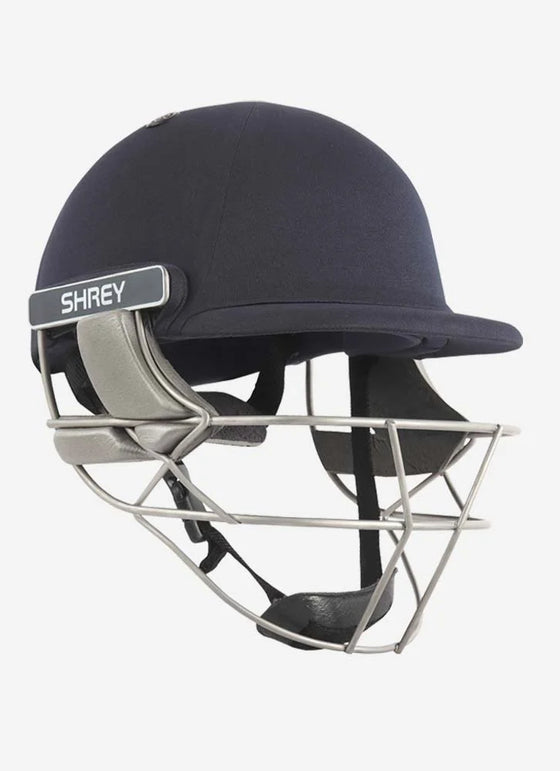 SHREY - PRO GUARD AIR STAINLESS STEEL- NAVY